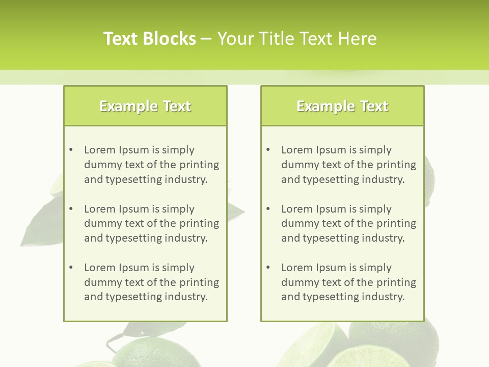Kiwi Reflection Seasonal PowerPoint Template