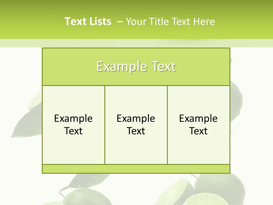 Kiwi Reflection Seasonal PowerPoint Template