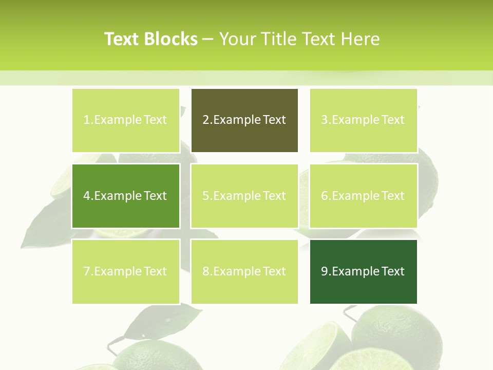 Kiwi Reflection Seasonal PowerPoint Template