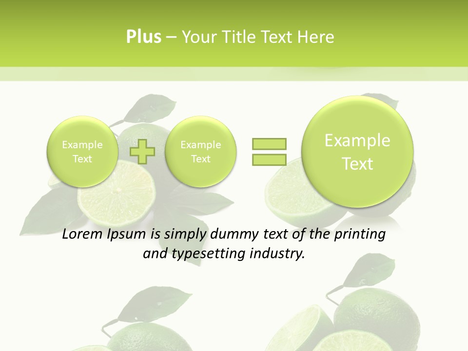 Kiwi Reflection Seasonal PowerPoint Template
