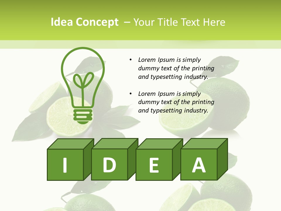 Kiwi Reflection Seasonal PowerPoint Template