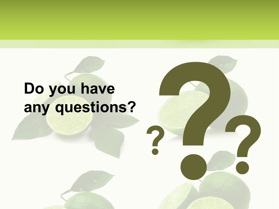 Kiwi Reflection Seasonal PowerPoint Template