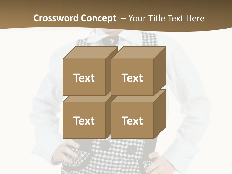 Schoolgirl Fashion School PowerPoint Template