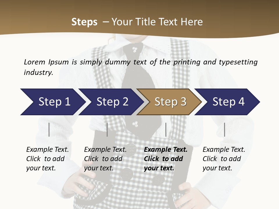 Schoolgirl Fashion School PowerPoint Template