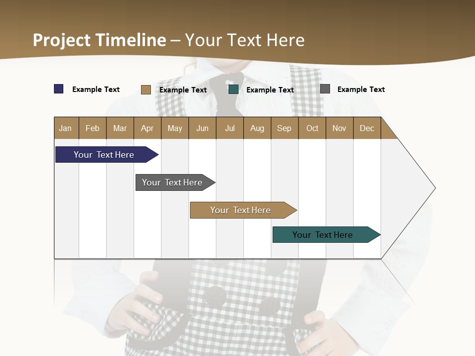 Schoolgirl Fashion School PowerPoint Template