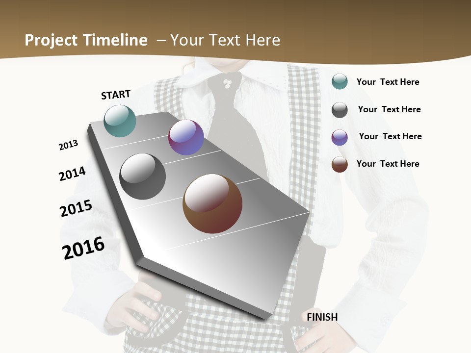 Schoolgirl Fashion School PowerPoint Template