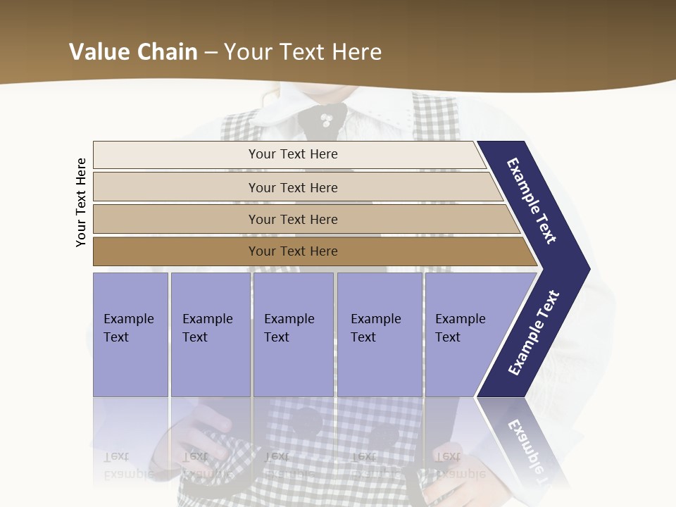 Schoolgirl Fashion School PowerPoint Template