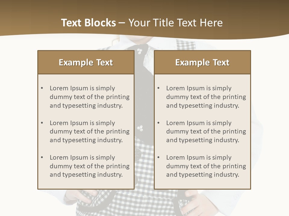 Schoolgirl Fashion School PowerPoint Template