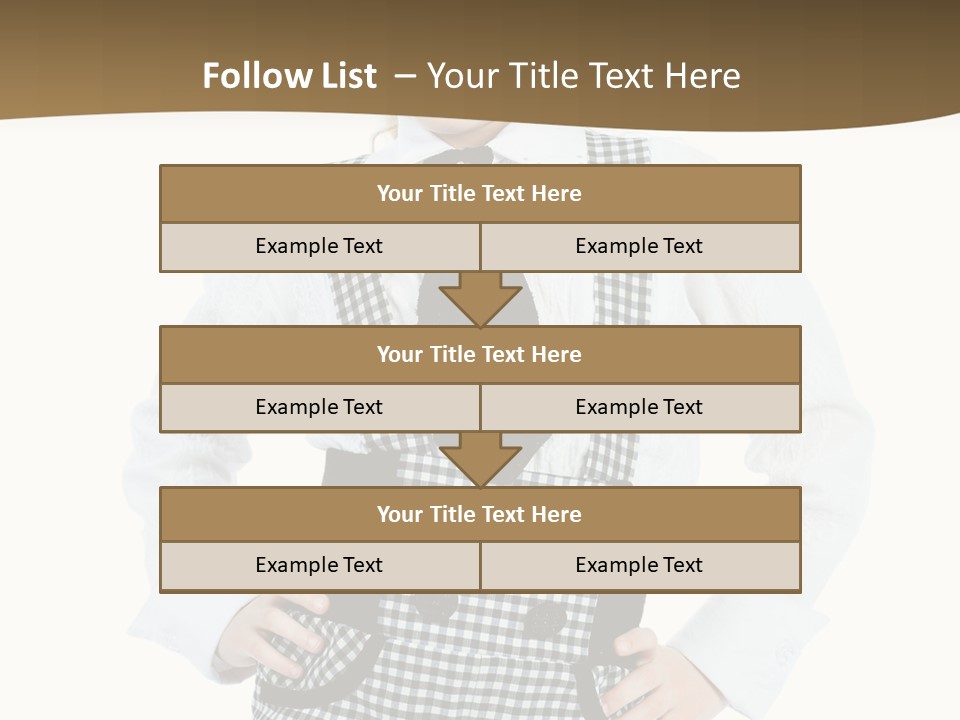 Schoolgirl Fashion School PowerPoint Template