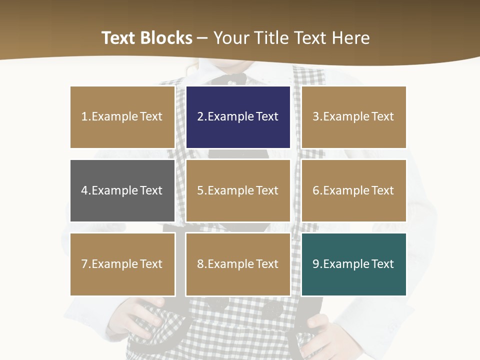 Schoolgirl Fashion School PowerPoint Template