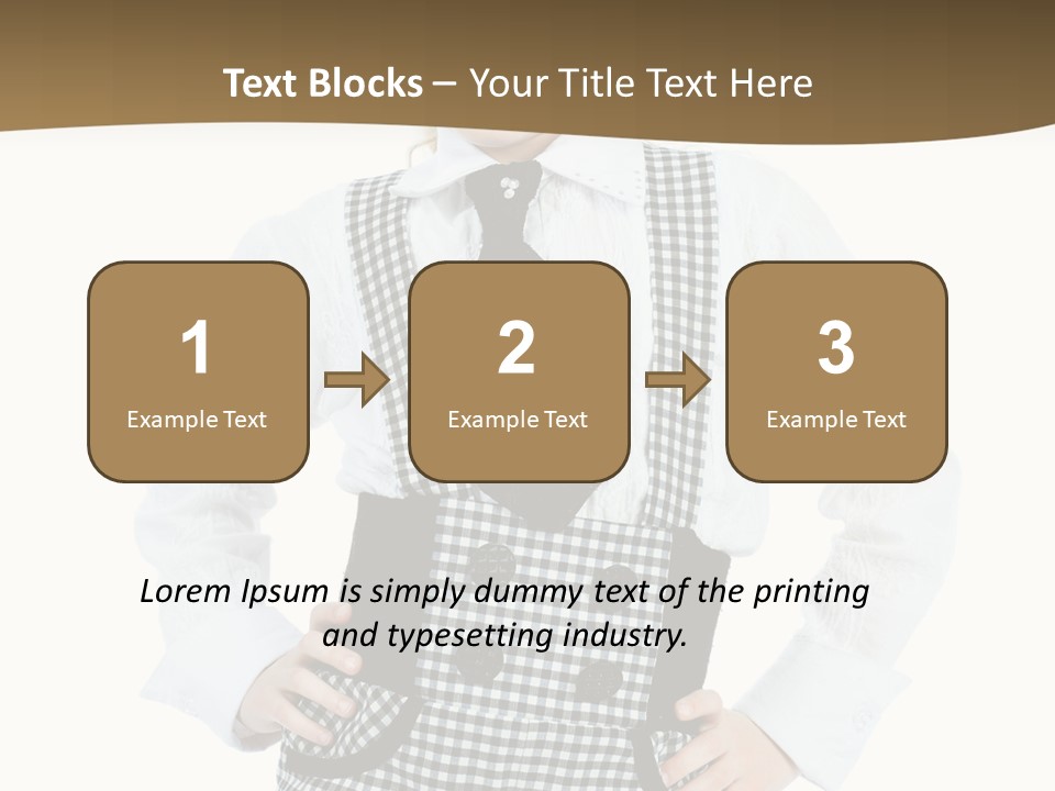 Schoolgirl Fashion School PowerPoint Template