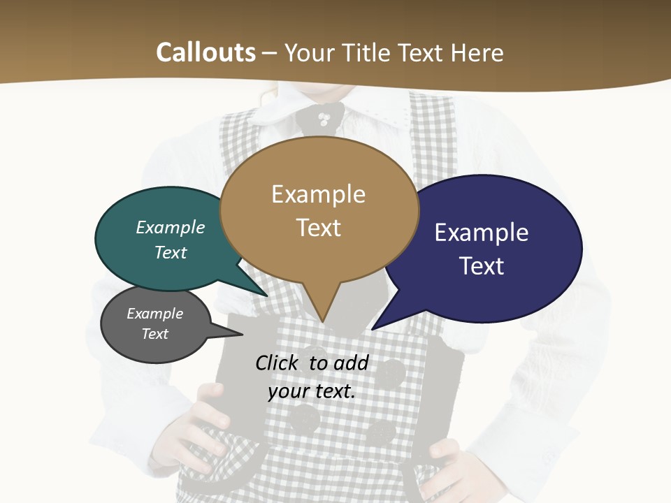 Schoolgirl Fashion School PowerPoint Template