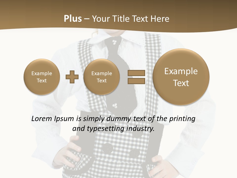 Schoolgirl Fashion School PowerPoint Template