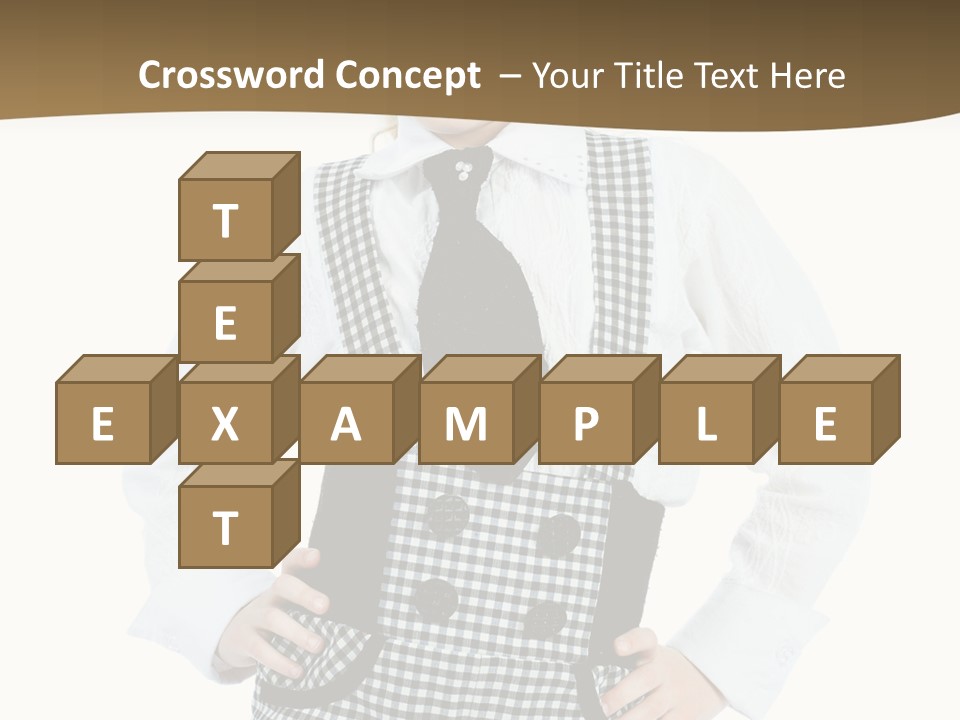 Schoolgirl Fashion School PowerPoint Template