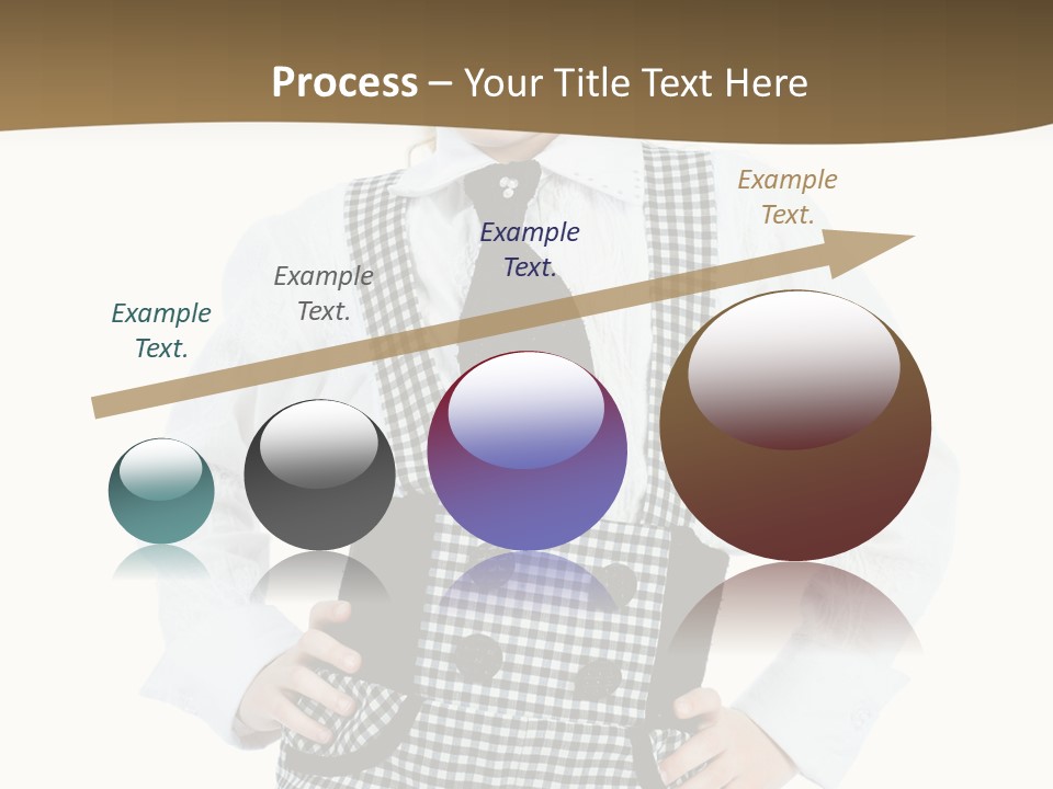 Schoolgirl Fashion School PowerPoint Template