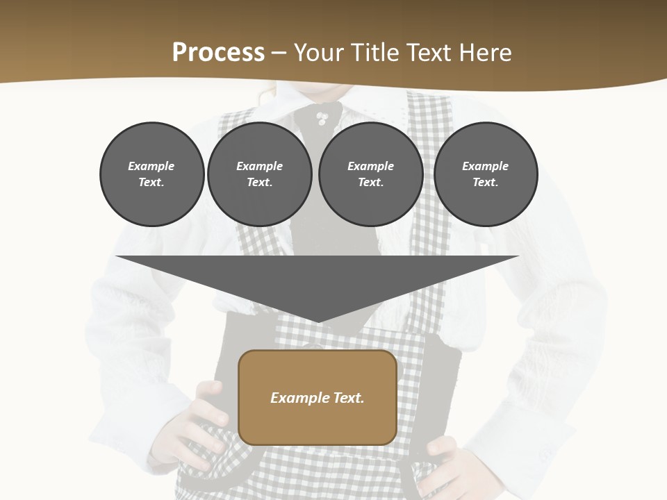 Schoolgirl Fashion School PowerPoint Template