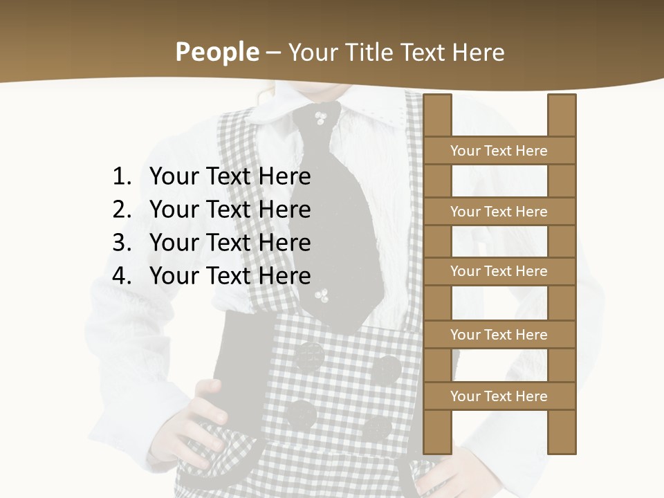 Schoolgirl Fashion School PowerPoint Template