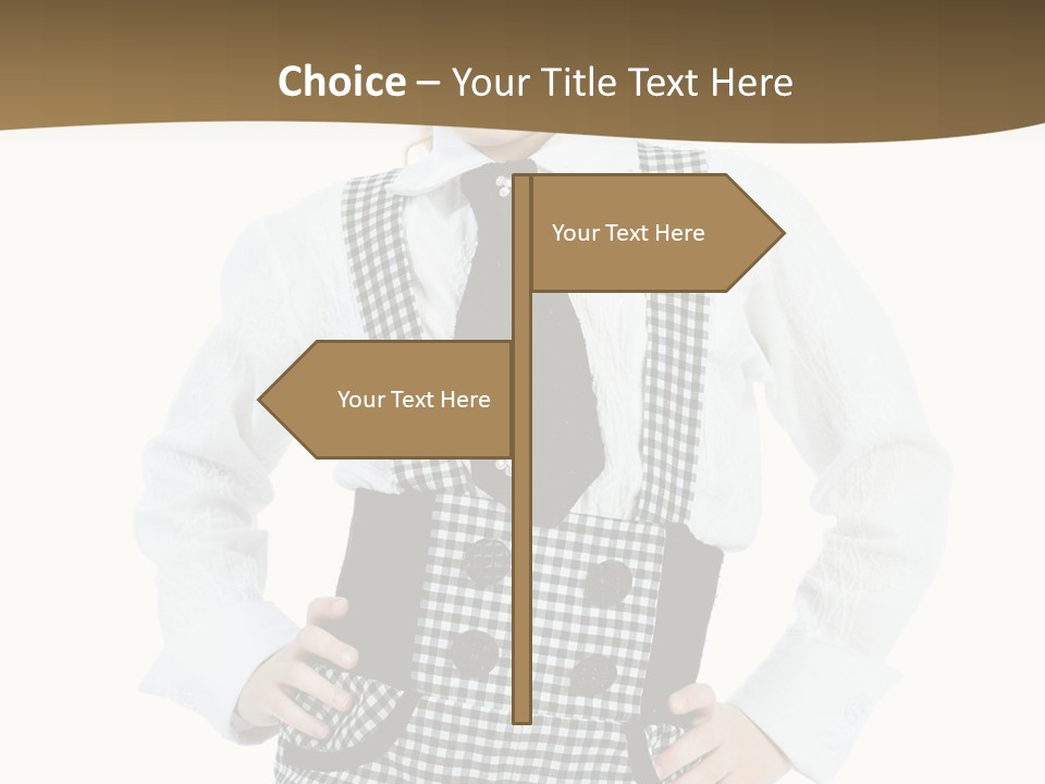 Schoolgirl Fashion School PowerPoint Template