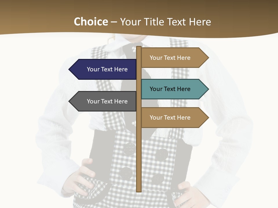 Schoolgirl Fashion School PowerPoint Template