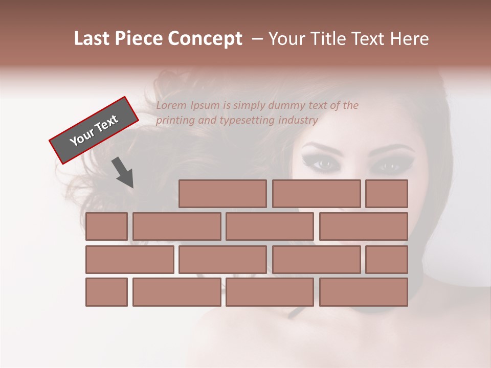 Attractive Angle Eye PowerPoint Template