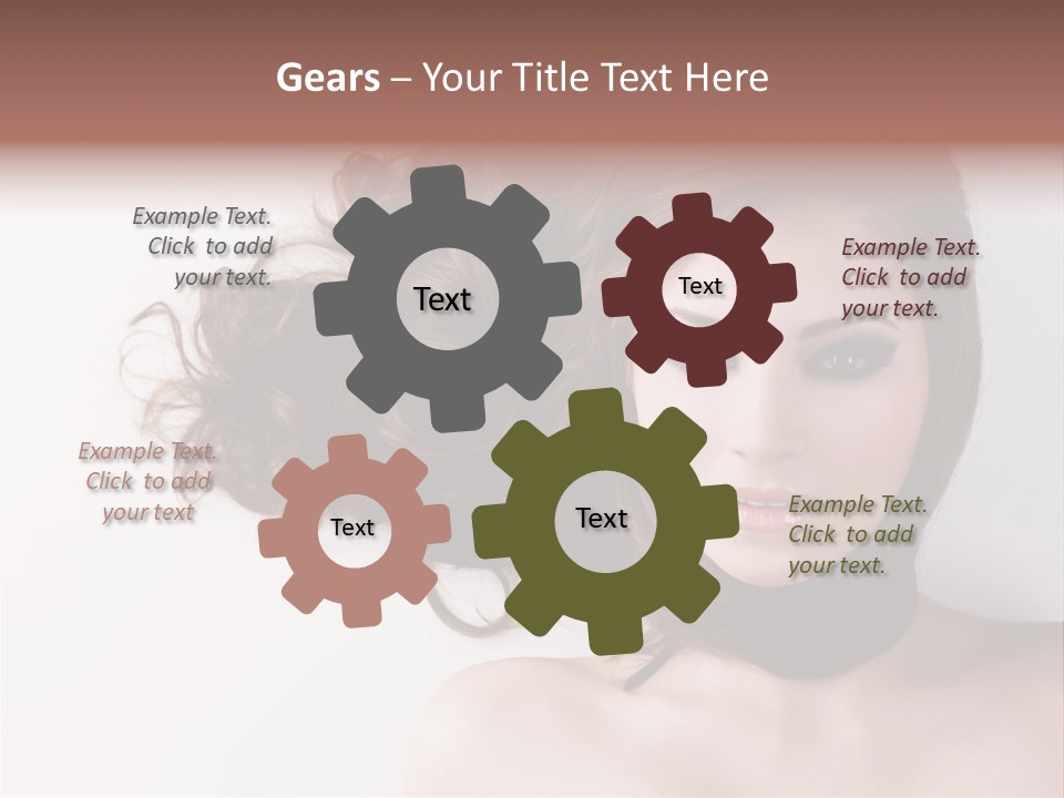 Attractive Angle Eye PowerPoint Template