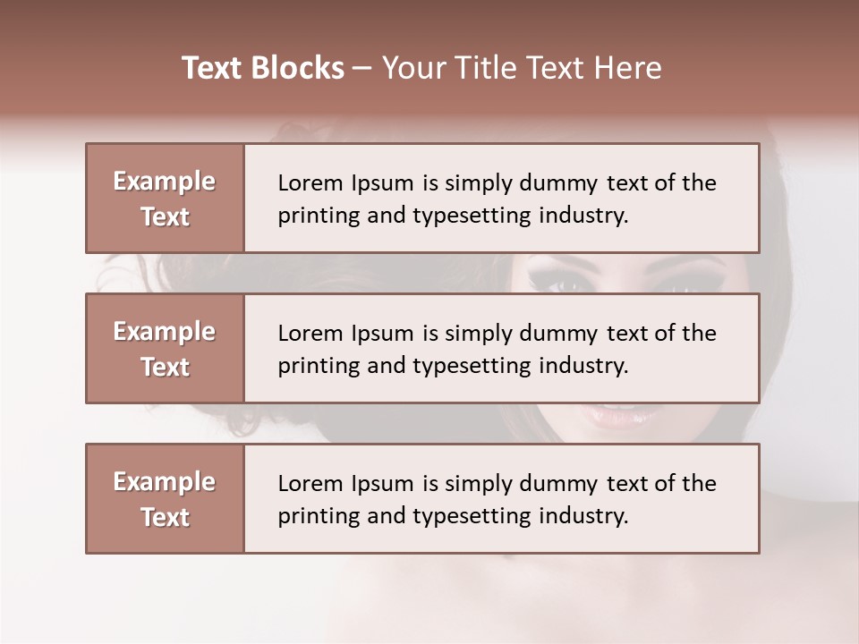 Attractive Angle Eye PowerPoint Template