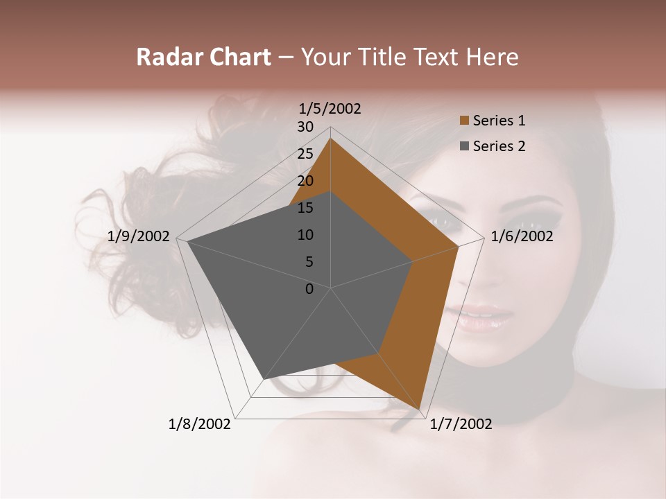 Attractive Angle Eye PowerPoint Template