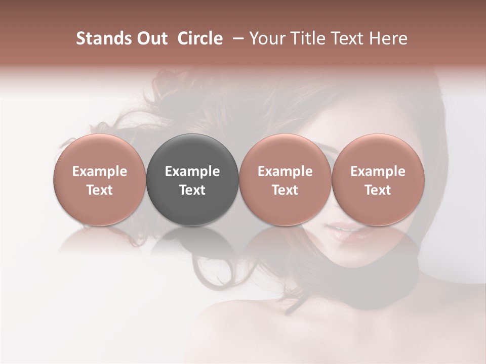 Attractive Angle Eye PowerPoint Template