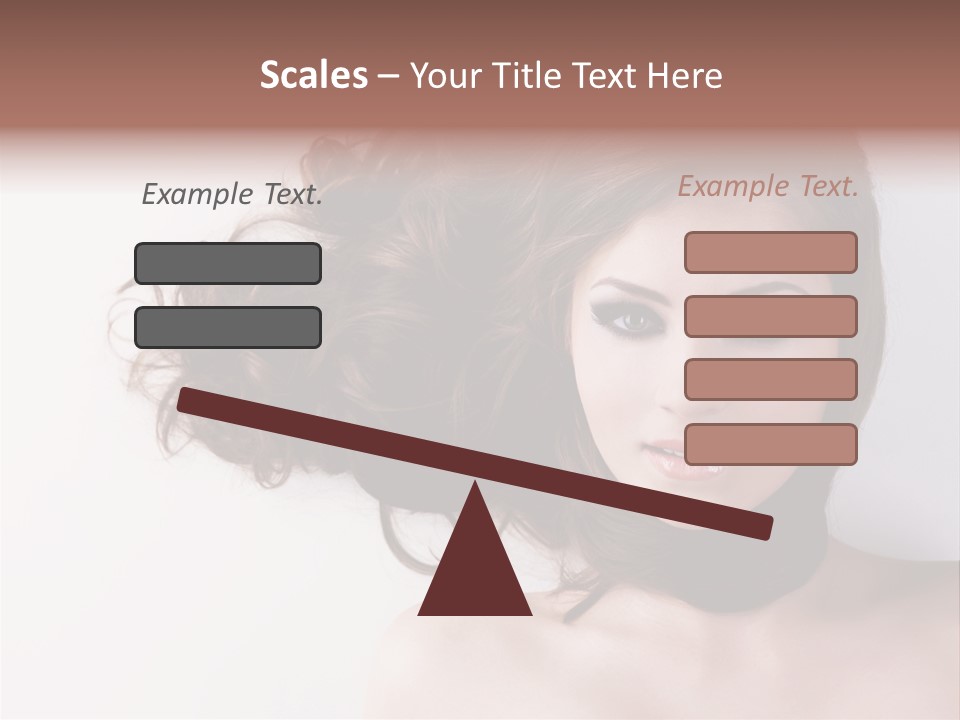 Attractive Angle Eye PowerPoint Template