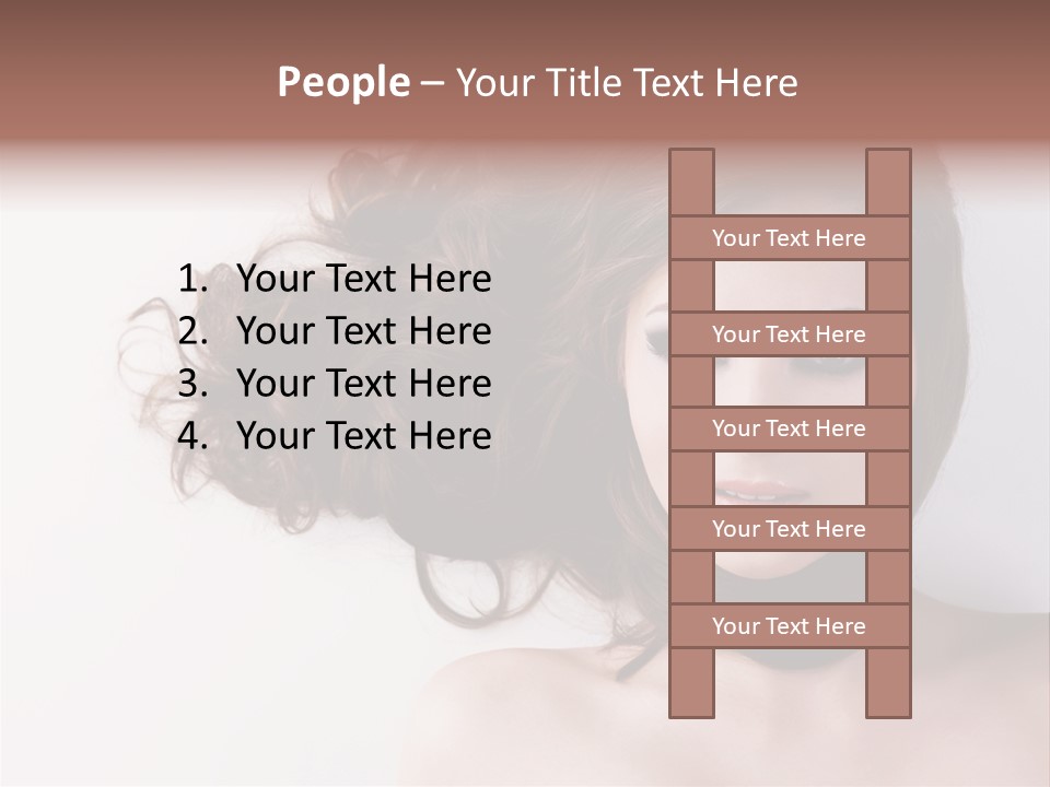 Attractive Angle Eye PowerPoint Template