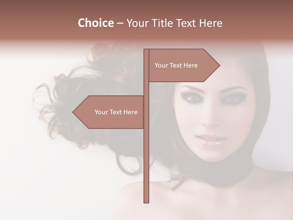 Attractive Angle Eye PowerPoint Template