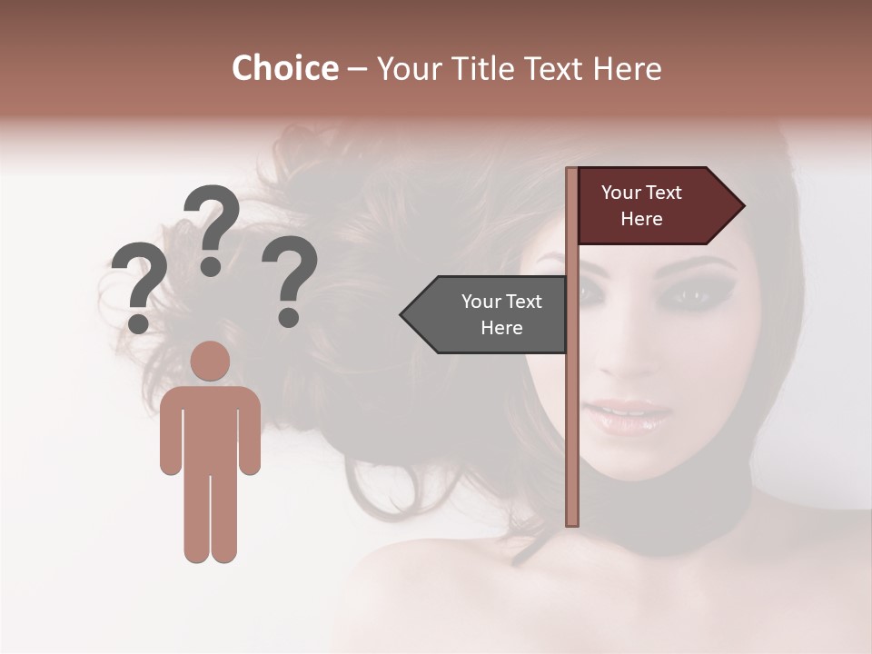 Attractive Angle Eye PowerPoint Template