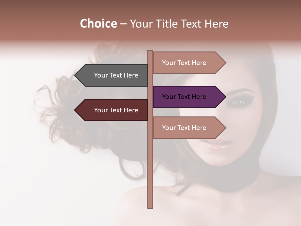 Attractive Angle Eye PowerPoint Template