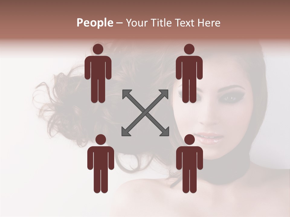 Attractive Angle Eye PowerPoint Template