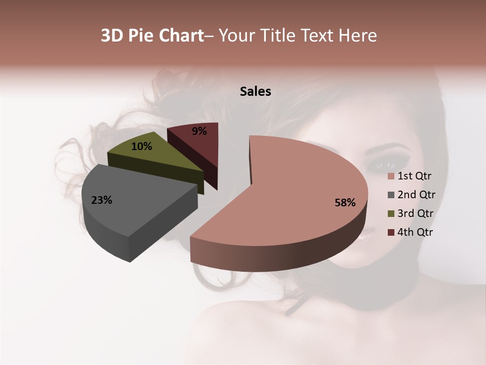 Attractive Angle Eye PowerPoint Template