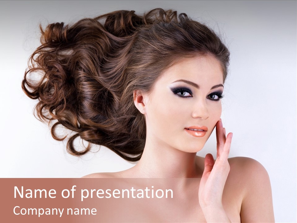 Long Female  PowerPoint Template