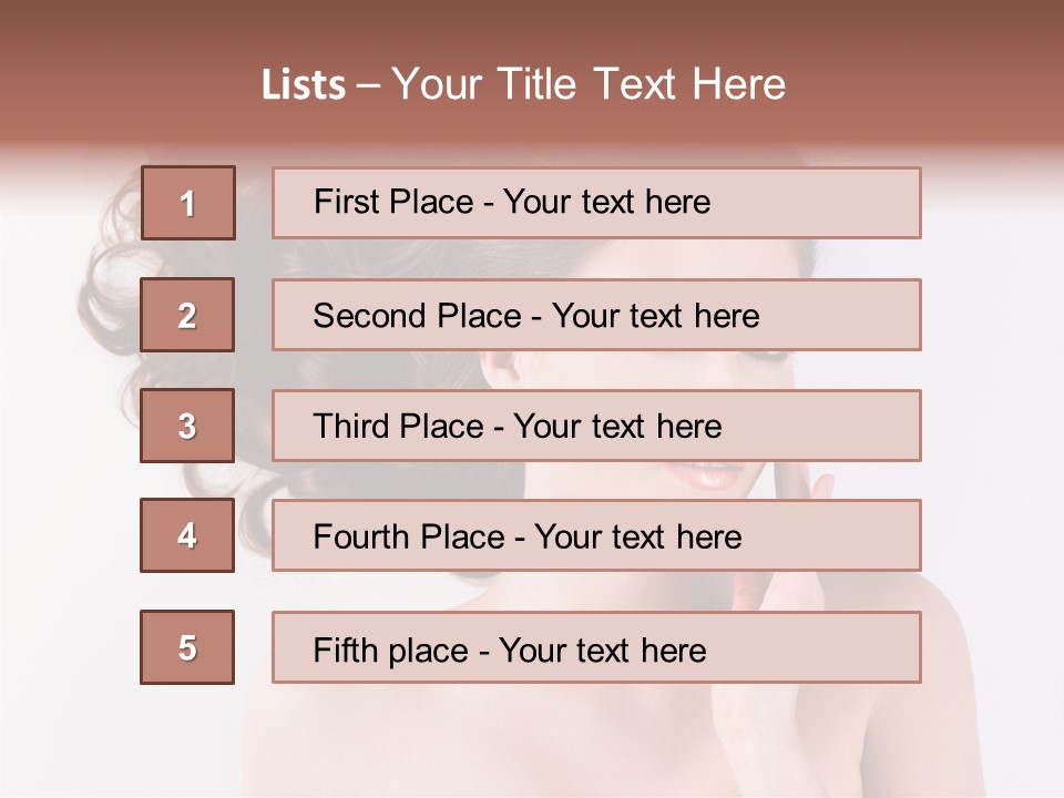Long Female  PowerPoint Template