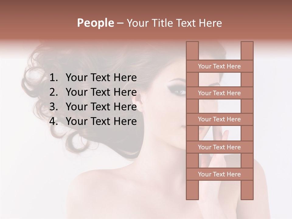 Long Female  PowerPoint Template