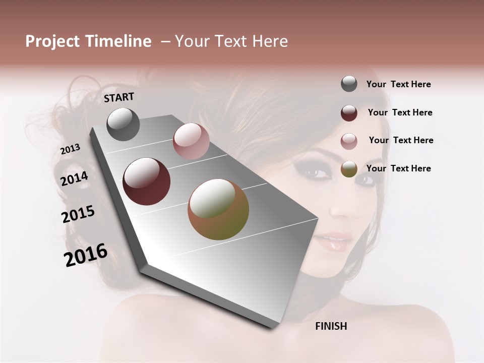 Sensuality Styling Portrait PowerPoint Template