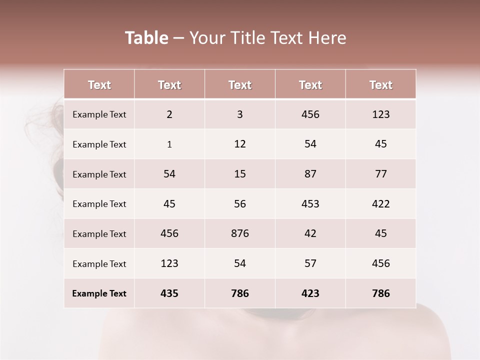 Sensuality Styling Portrait PowerPoint Template