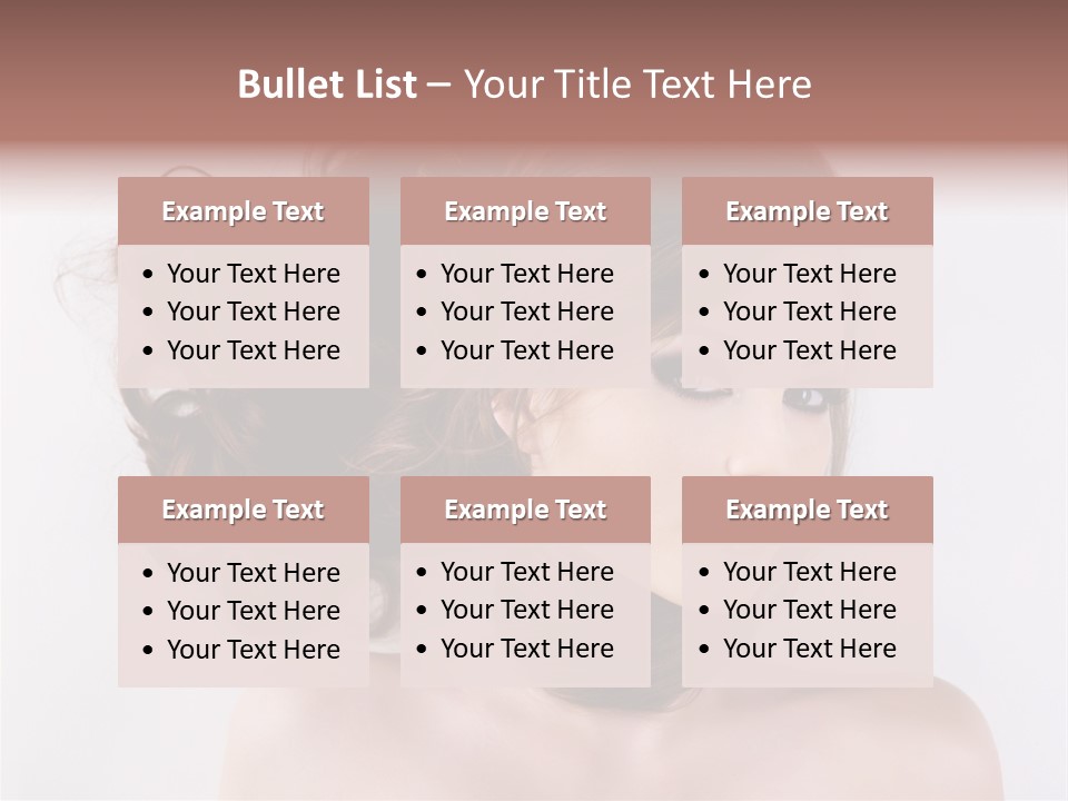 Sensuality Styling Portrait PowerPoint Template