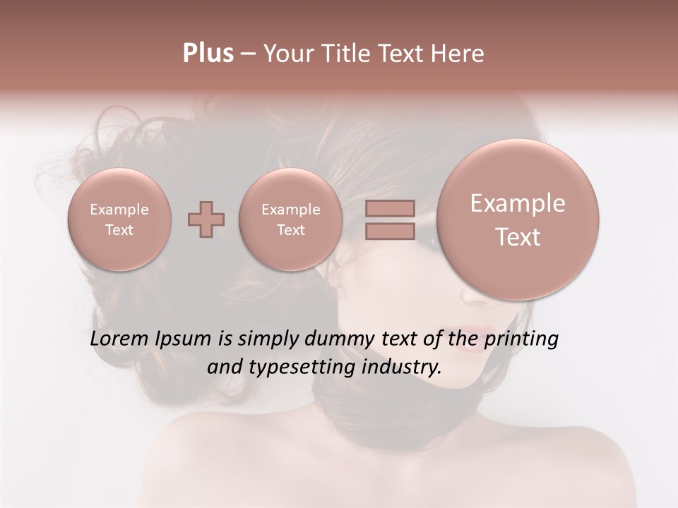 Sensuality Styling Portrait PowerPoint Template