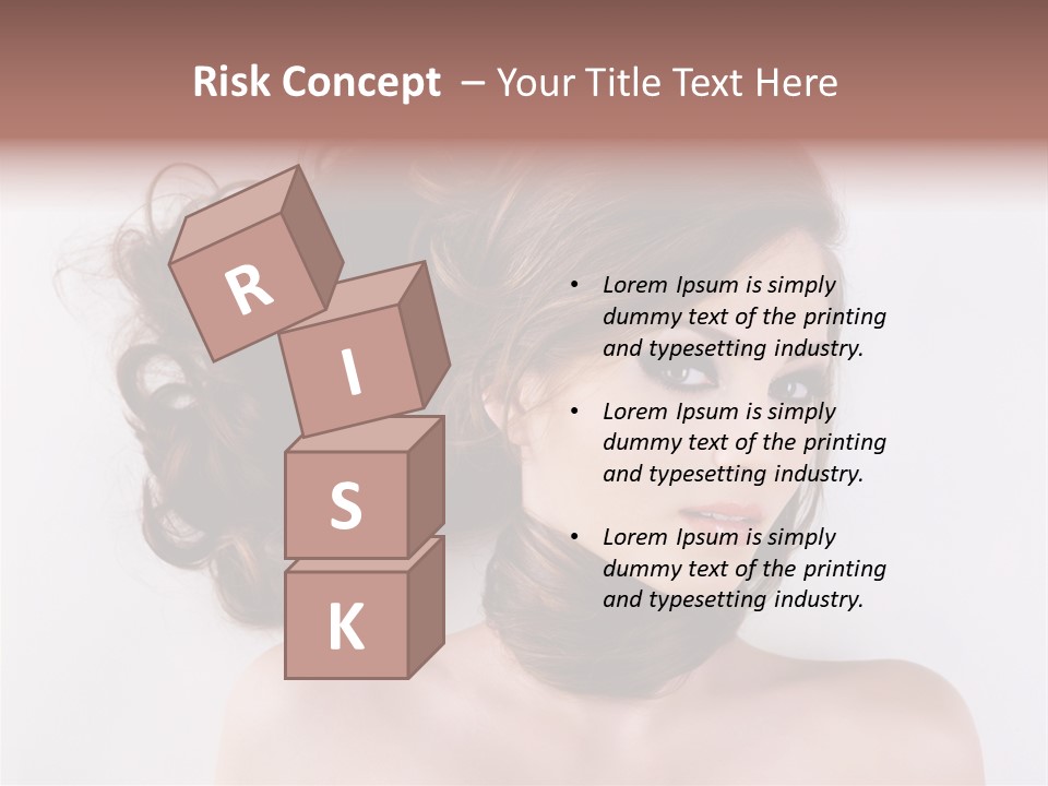 Sensuality Styling Portrait PowerPoint Template