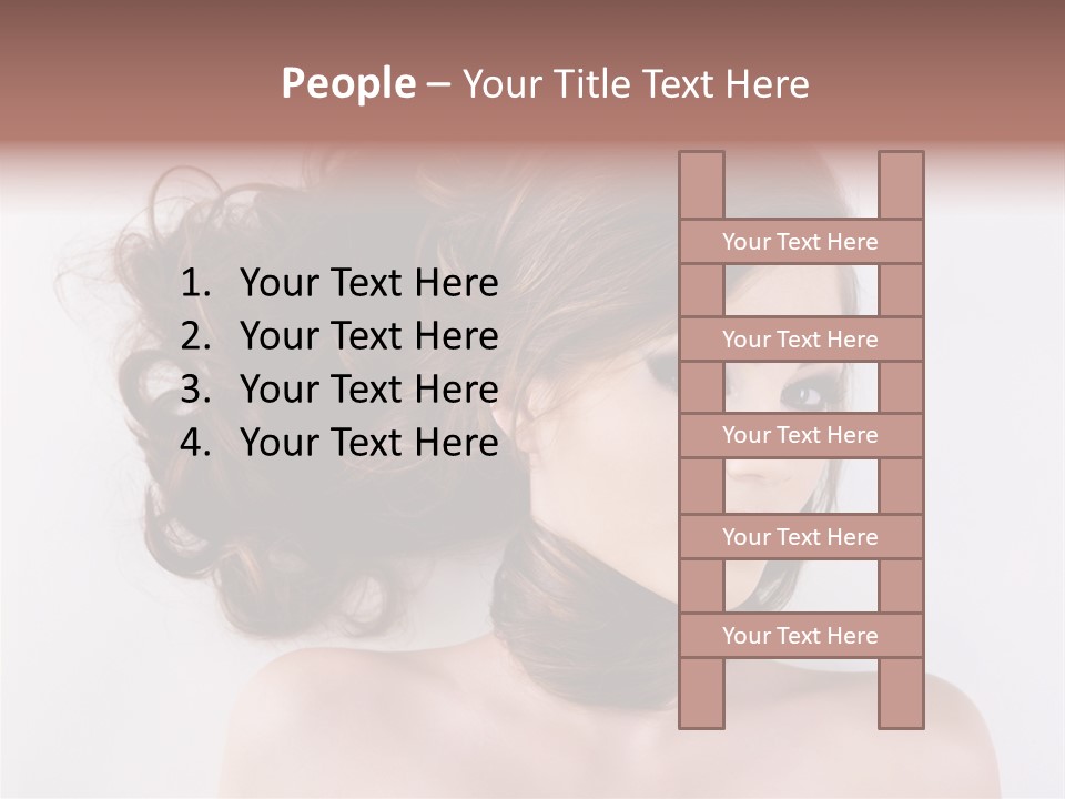 Sensuality Styling Portrait PowerPoint Template