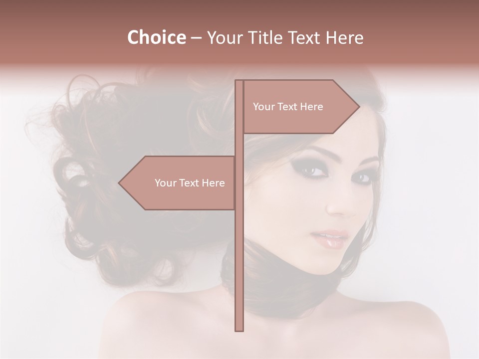 Sensuality Styling Portrait PowerPoint Template