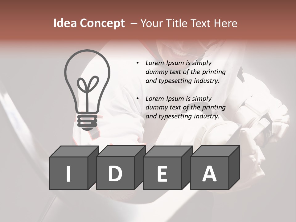 Hobby Activity Isolated PowerPoint Template
