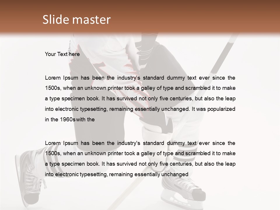 Isolated Guy White PowerPoint Template