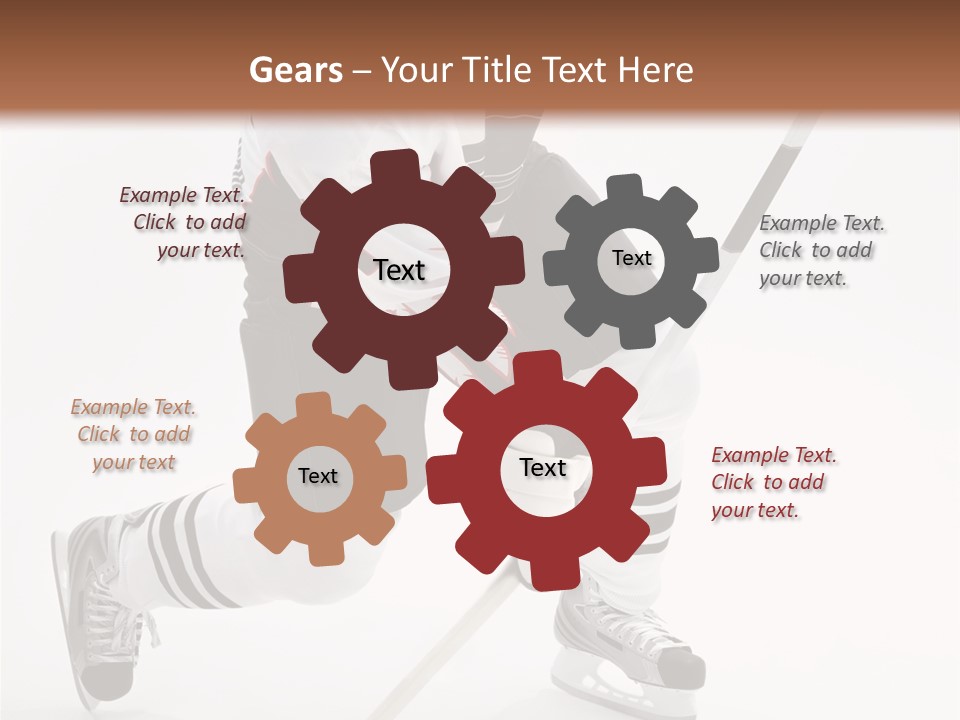 Isolated Guy White PowerPoint Template