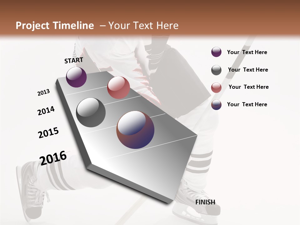 Isolated Guy White PowerPoint Template