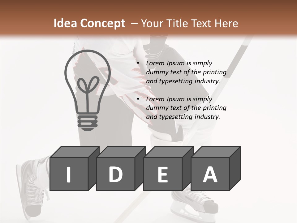 Isolated Guy White PowerPoint Template